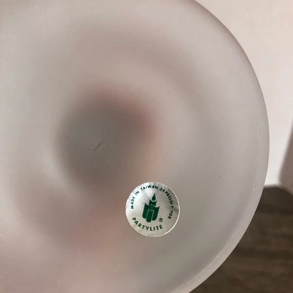 Partylite Clairmont  Frosted Fairy Light Candle Holder - Picture 6 of 8